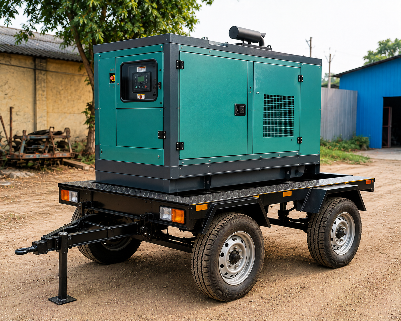 4 Wheel Generator Trolley - Piyush Agro Industries