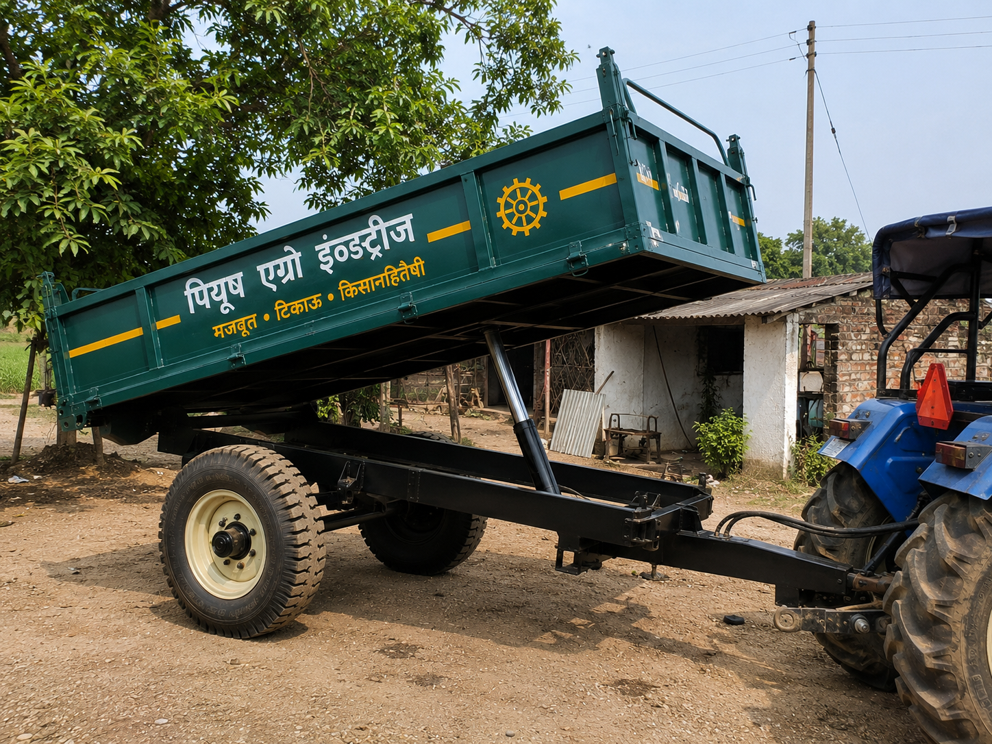 Hydraulic Tractor Trolley - Piyush Agro Industries